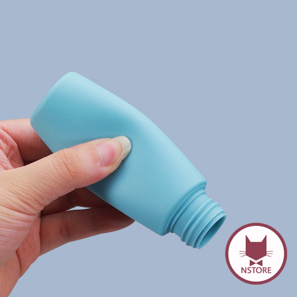 Chai Chiết Mỹ Phẩm Dầu Gội Sữa Tắm Du Lịch Nhựa Dẻo Ống Đứng