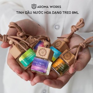 Tinh Dầu Treo Xe Ô Tô, Tủ Quần Áo Aroma Works Mùi Hương Thanh Mát, Sang Trọng