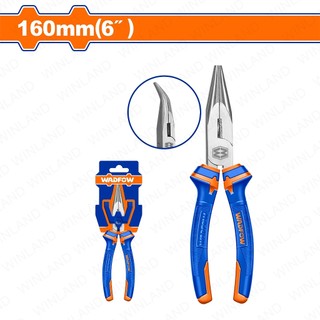 Kìm mũi nhọn cong 6inch wadfow wpl4c06 kiềm 160mm