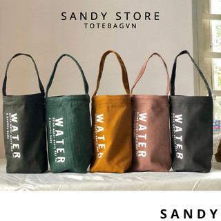 Túi vải canvas đựng bình giữ nhiệt,tumbler, túi treo bình giữ nhiệt, túi xách ly giữ nhiệt