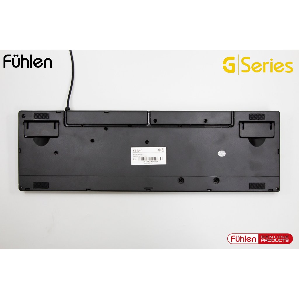Bàn phím giả cơ có dây Fuhlen G411S 104 phím - Đa năng tiện dụng bền bỉ - Hàng chính hãng - Bảo hành 2 năm