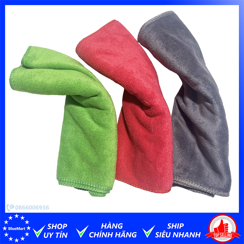 Khăn lau xe vải microfiber đa năng 30x70cm