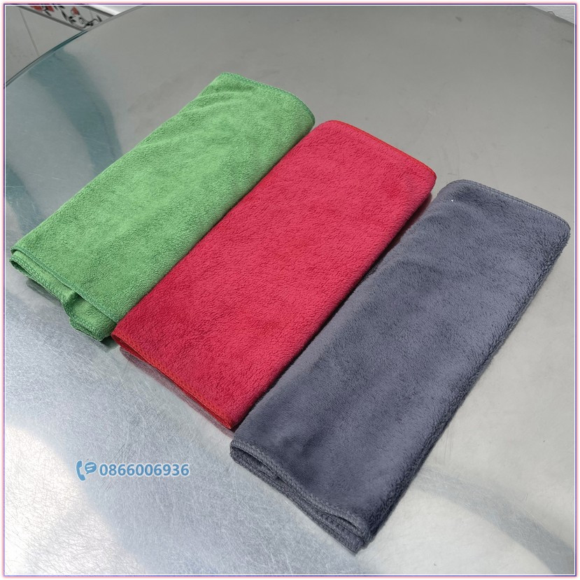 Khăn lau xe vải microfiber đa năng 30x70cm