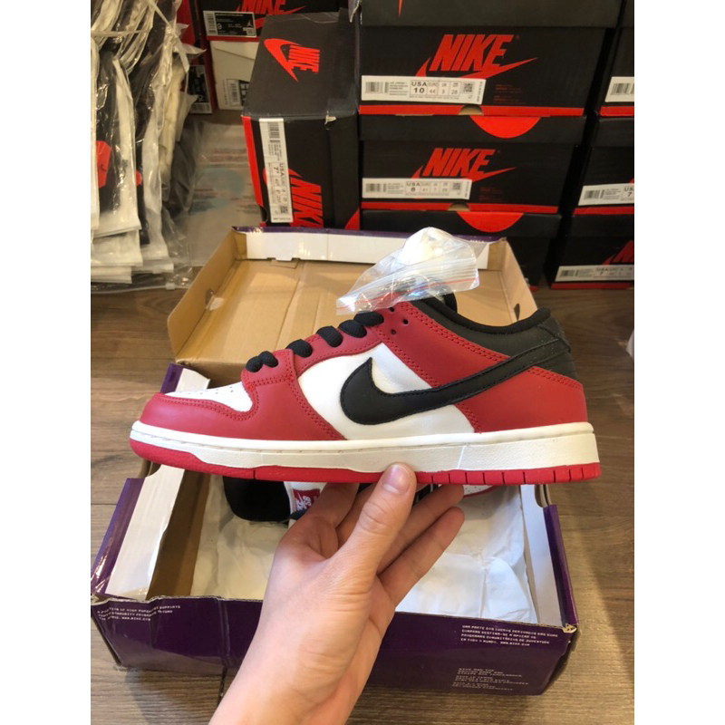 Giày sneaker sb dunk low pro"chicago"BQ6817-600