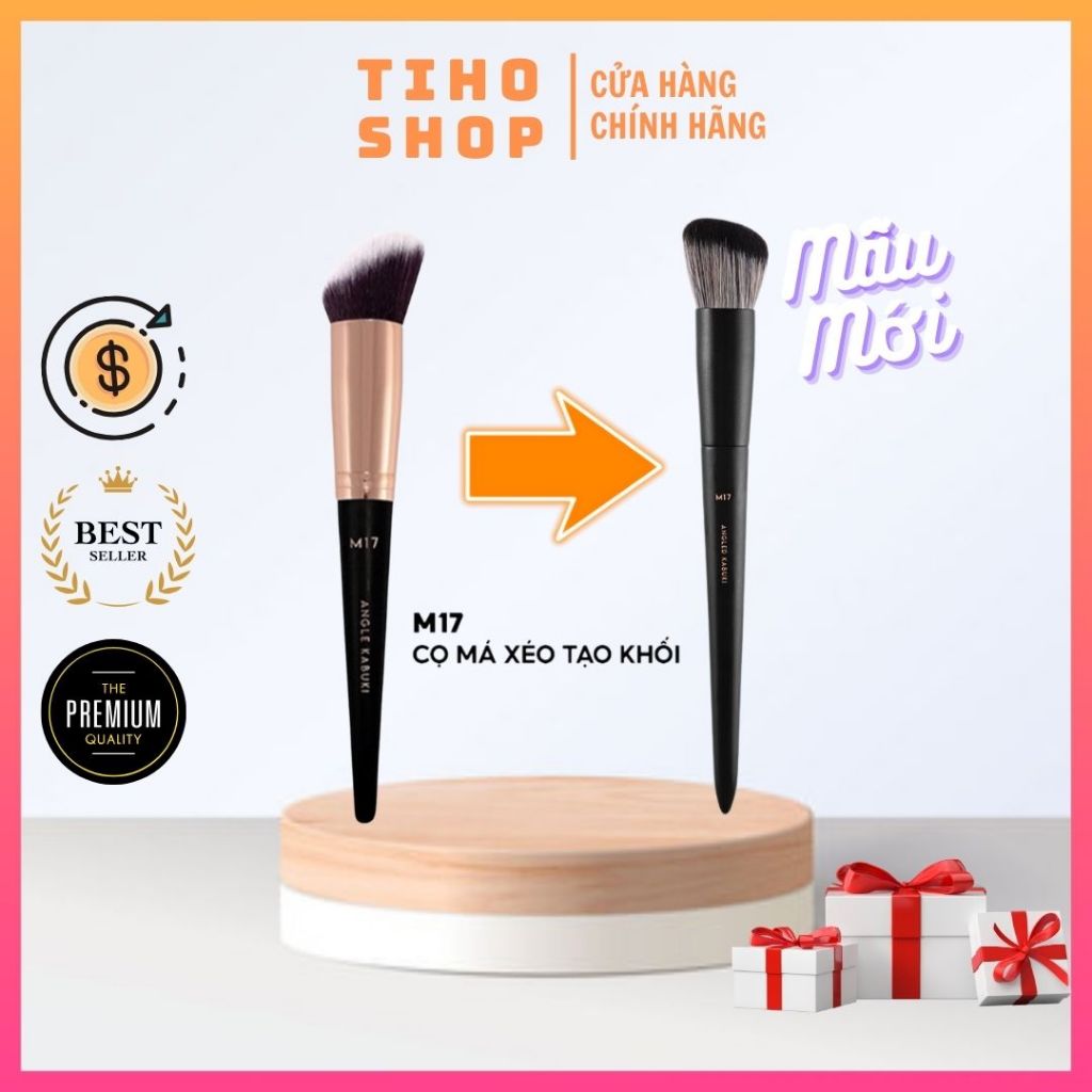 Cọ Má Xéo Tạo Khối Vacosi Angled Kabuki Brush M17