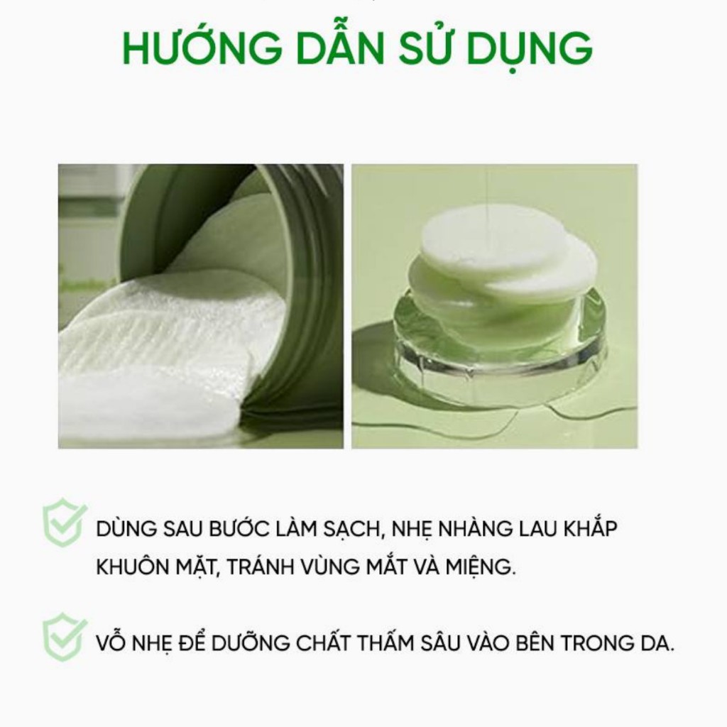 Toner Pad Tẩy Da Chết Cà Chua Xanh SUNGBOON Green Tomato Pore Peeling Jumbo Pad 180ml 60 Miếng