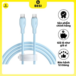 Cáp sạc nhanh baseus pudding series fast charging cable type-c to type-c 100w