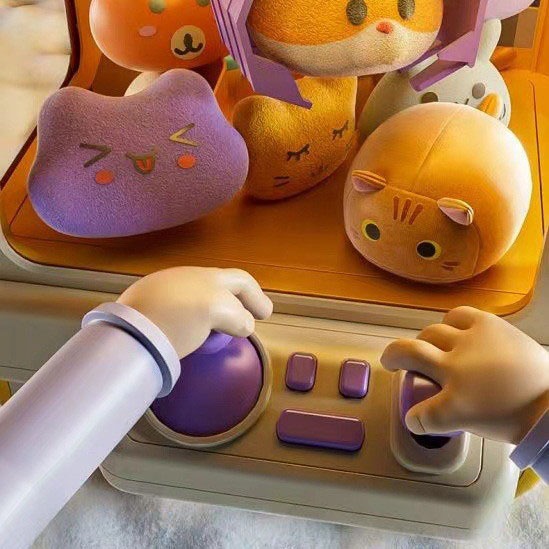 Máy Gắp Thú Bông Chú Chó ShiBa Ngộ Nghĩnh Cỡ Lớn Dành Cho Bé Có Nhạc, Đèn Bắt Mắt Kèm Gấu, Bóng Cho Trẻ Khám Phá