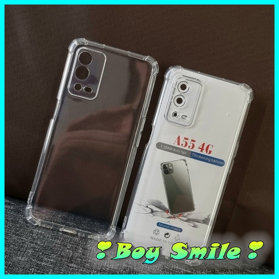 Oppo A55 4G Ốp Lưng chống va đâp Anti Shock cho Oppo A55 4G Trong Suốt Siêu Rẻ
