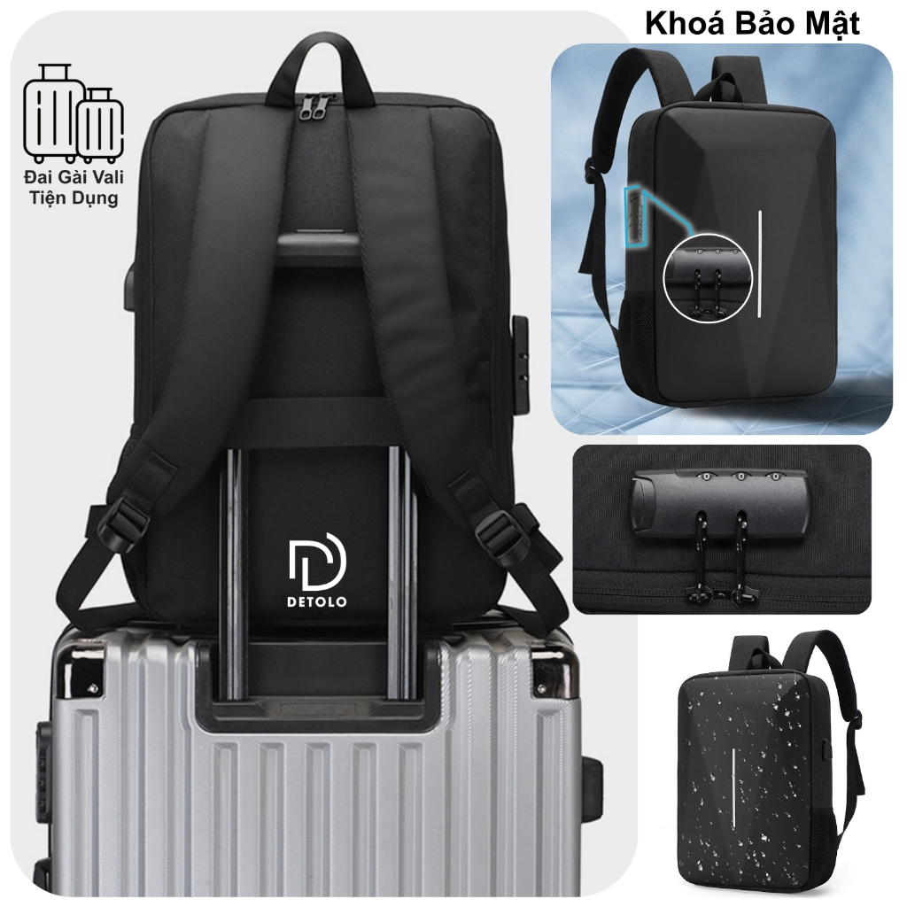 Balo Có Mã Khoá Chống Trộm Siêu Nhẹ Phản Quang