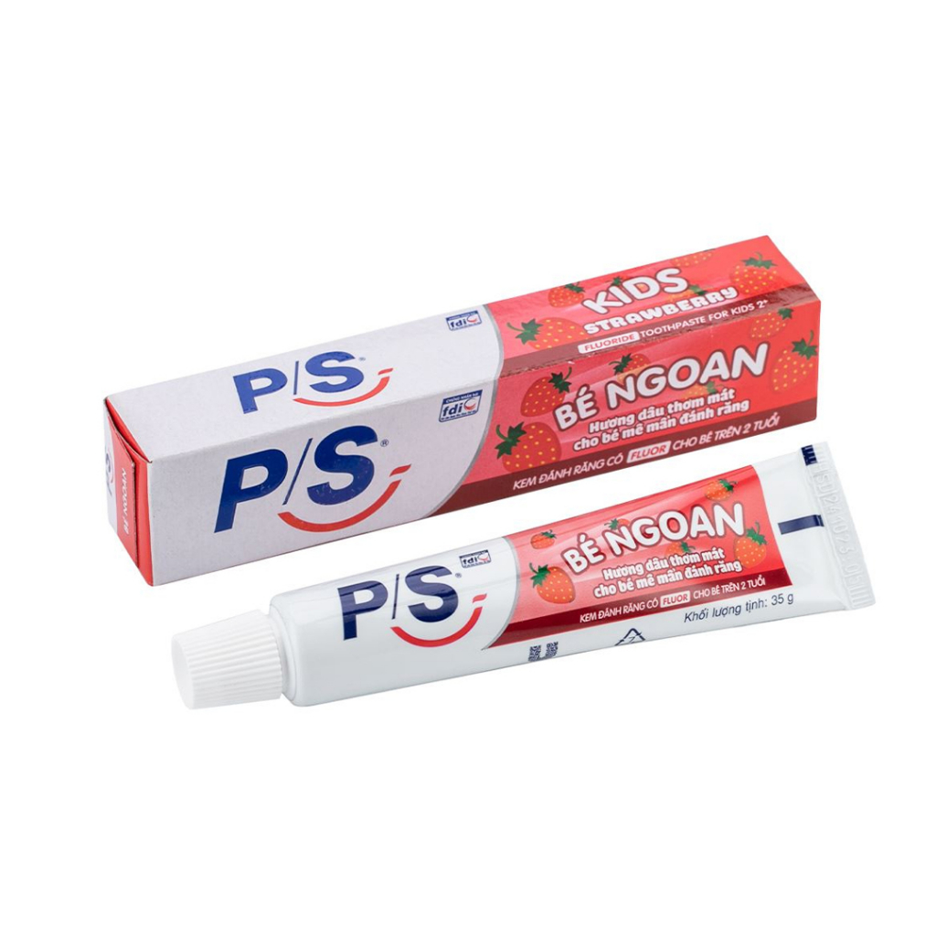Kem đánh răng PS trẻ em hương dâu