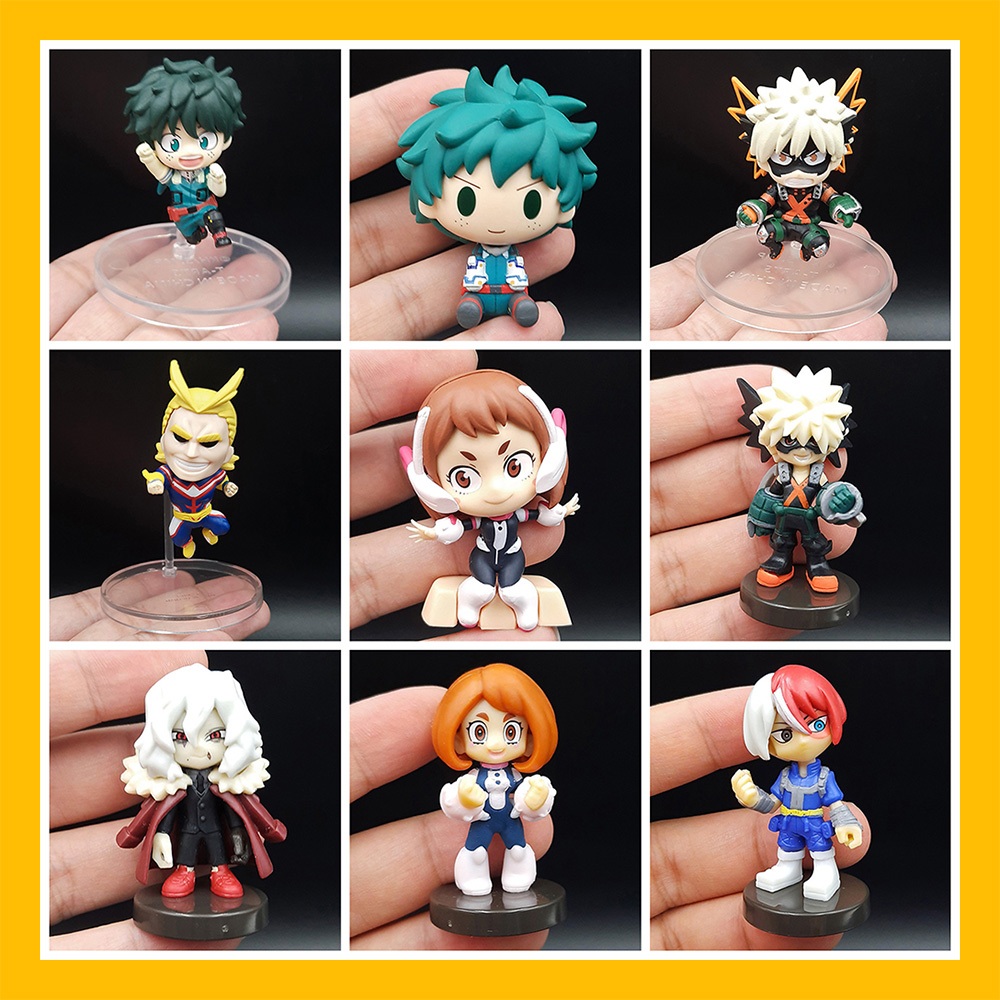 Mô hình My Hero Academia size nhỏ chính hãng tổng hợp các dòng đã qua sử dụng không hộp