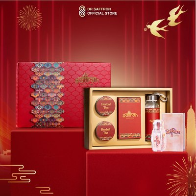 [SET QUÀ TRUNG THU] Nhụy Hoa Nghệ Tây SAFFRON 0,5gr kèm quà tặng