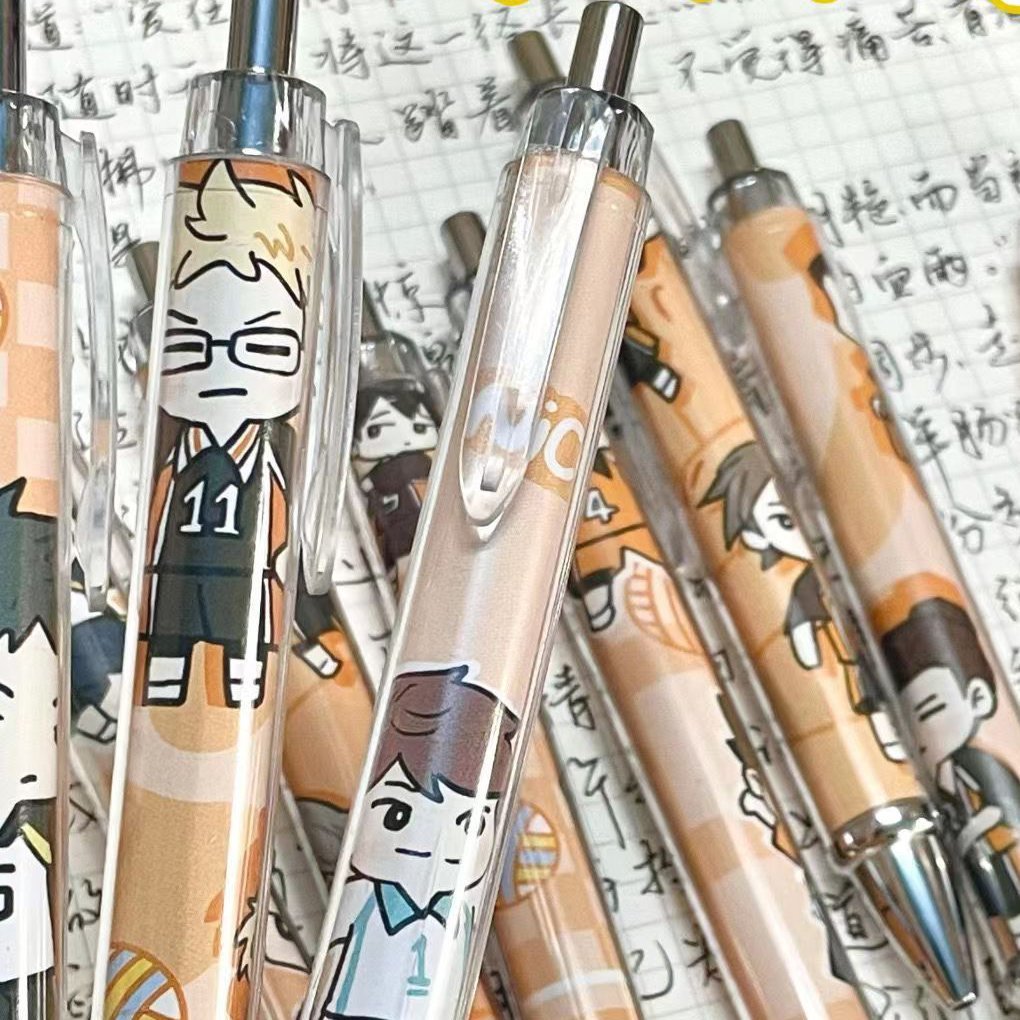 Bút HAIKYUU Vua Bóng Chuyền in hình anime chibi cây viết tiện lợi đồ dùng học tập xinh xắn