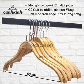 Móc Gỗ Vai Tre Người Lớn Loại 1
