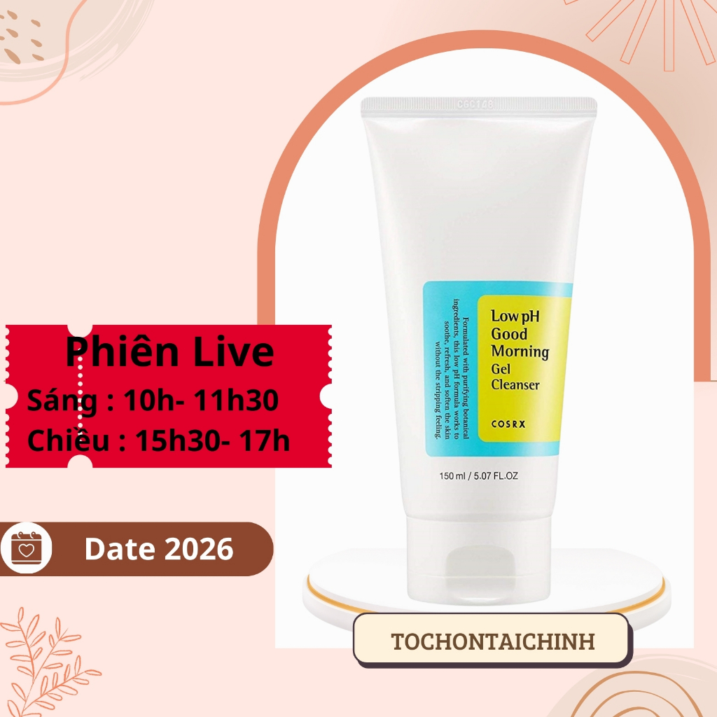 HÀNG NHẬP KHẨU Sữa rửa mặt COSRX Low pH Good Morning Gel Cleanser