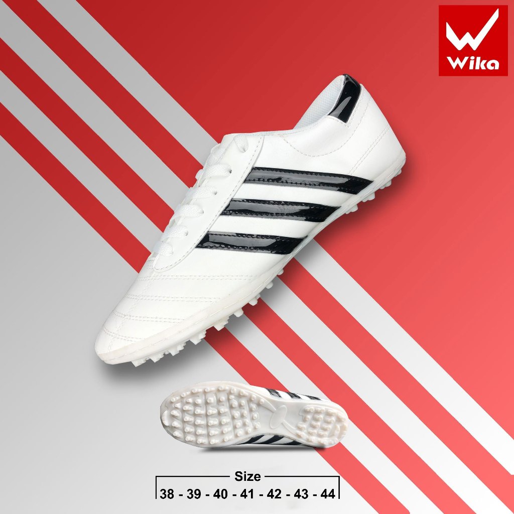 Giày Bóng Đá 3 Sọc Đã KHÂU FULL Toàn Bộ Đế, Giày Đá Banh Sân Cỏ Nhân Tạo Siêu Bền