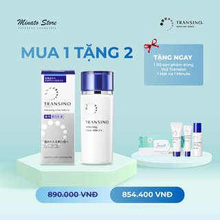 Sữa dưỡng dưỡng trắng da transino whitening clear milk ex 100ml