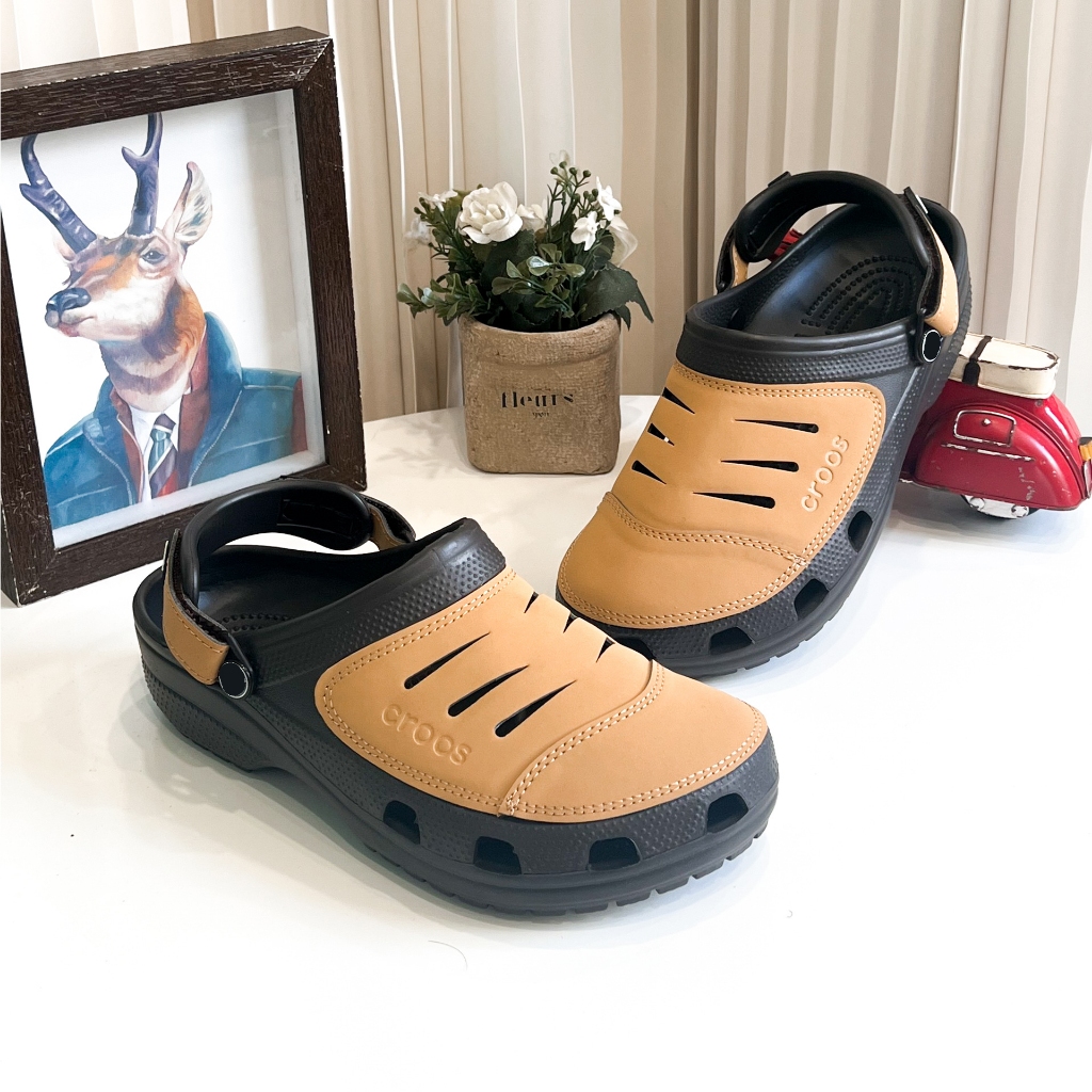 Dép Cross Yukon Mesa Clog nam nhiều màu dạng sục phối da đế chống trơn trợt - Hàng chính hãng - Sấu vui vẻ Official | BigBuy360 - bigbuy360.vn