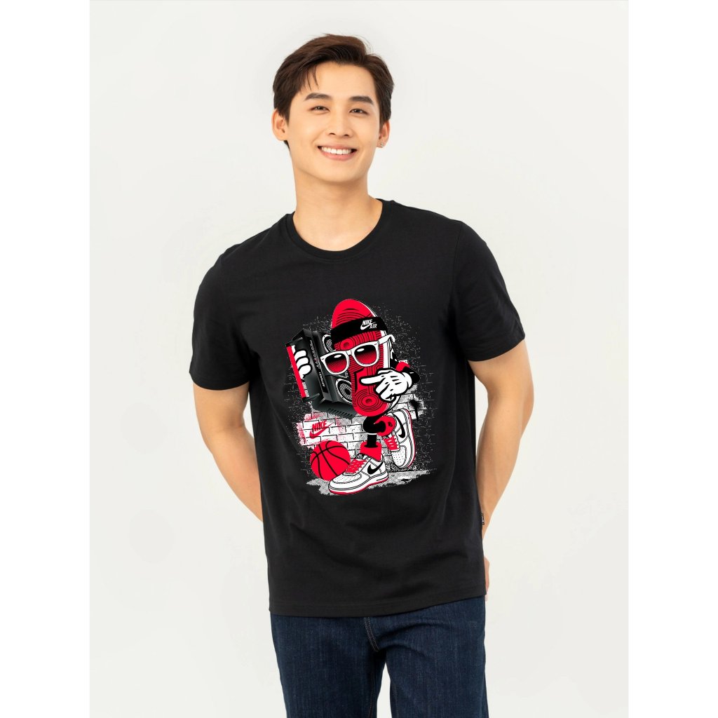 Áo phông unisex in hình họa tiết độc lạ new, áo thun mang phong cách streetwear độc đáo với chất vải dày dặn thoáng mát