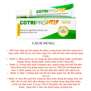 Gel bôi trĩ - COTRIPRO GEL
