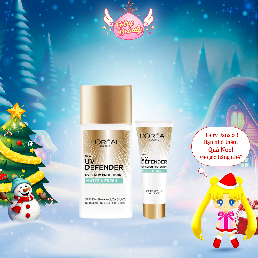 Kem Chống Nắng Giúp Kiểm Soát Dầu Và Thoáng Mịn Làn Da UV Defender SPF 50+/PA++++ Matte & Fresh 50/15ml