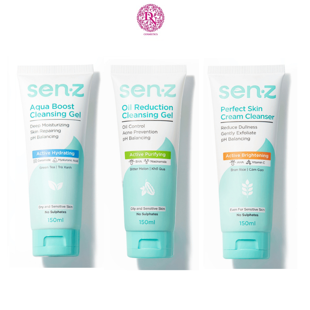 Sữa Rửa Mặt Senz Cleansing Gel chuẩn pH 150ml