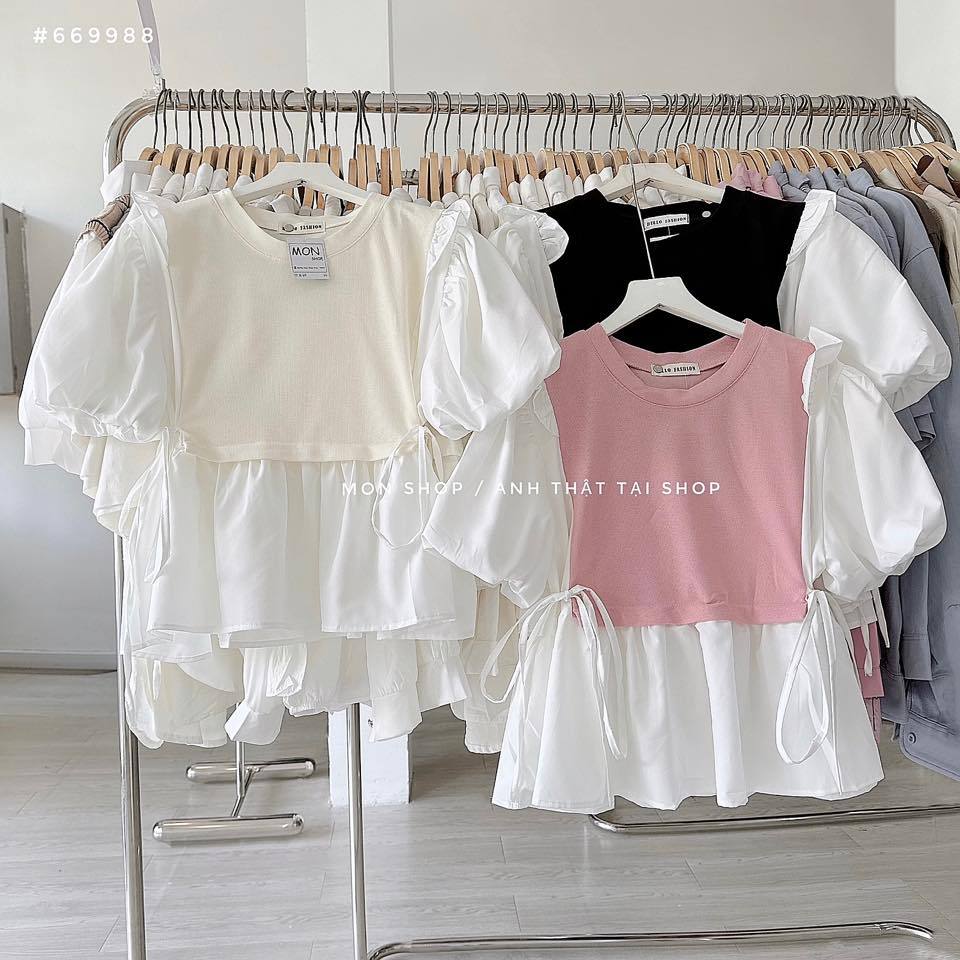 Áo tay bí phối 669988