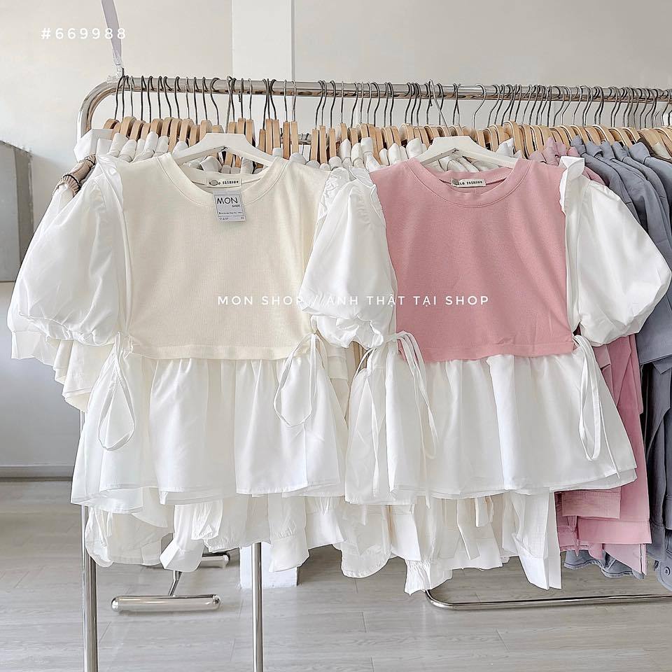 Áo tay bí phối 669988