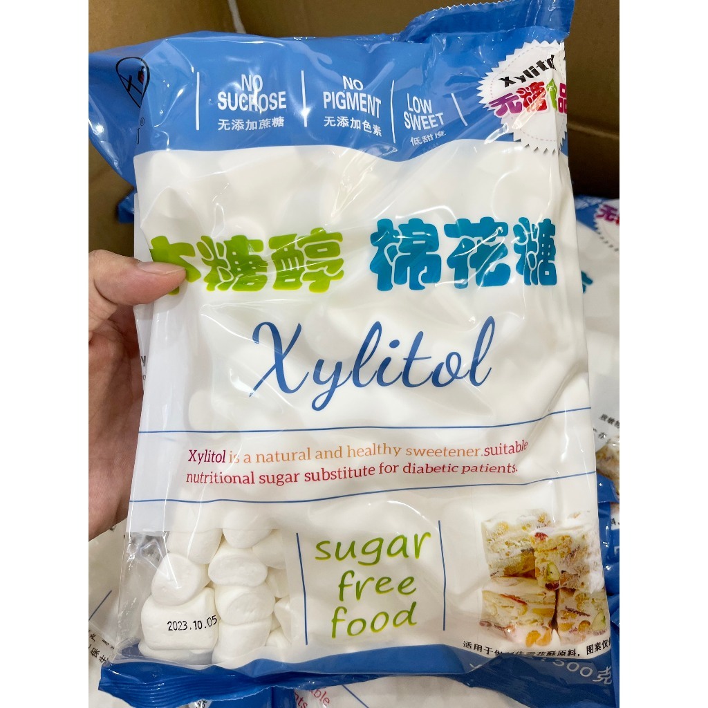 Set Nguyên liệu làm kẹo Nougat Ăn Kiêng Kèm Bơ lạt 60 - 70 viên