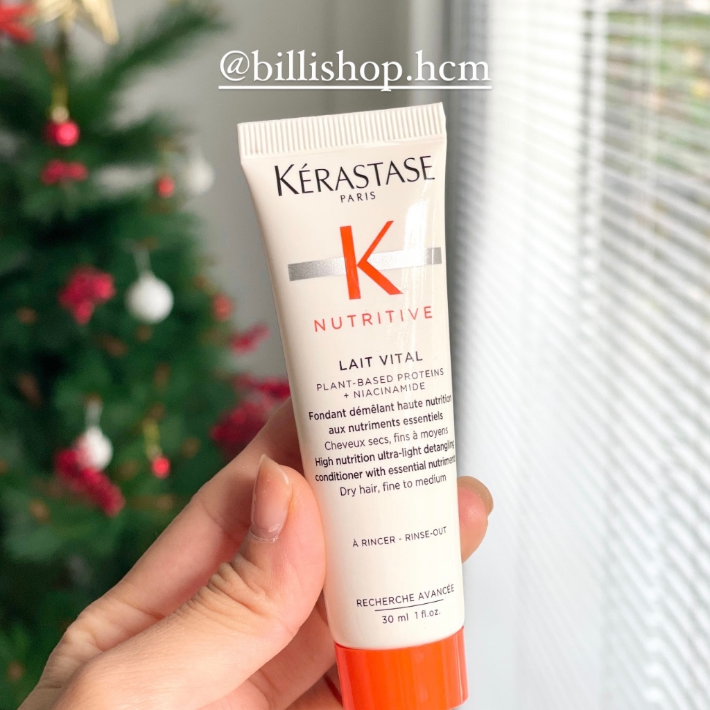 Dầu xả KERASTASE Lait Vital dưỡng ẩm dành cho tóc khô sơ hư tổn Nutritive