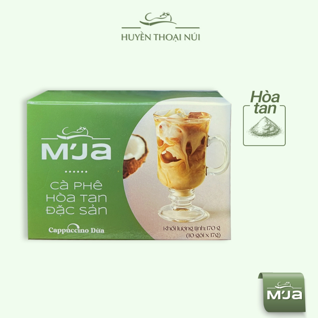 Cà Phê Đặc Sản M'JA Hòa Tan Dừa 4in1 - 170g