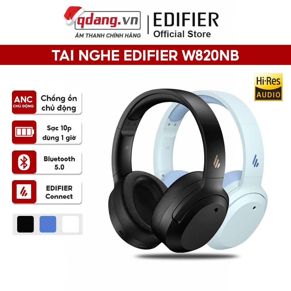 Tai nghe Edifier W820NB - Chất âm hay, có chống ồn - Chuẩn Hi-Res Wireless Audio