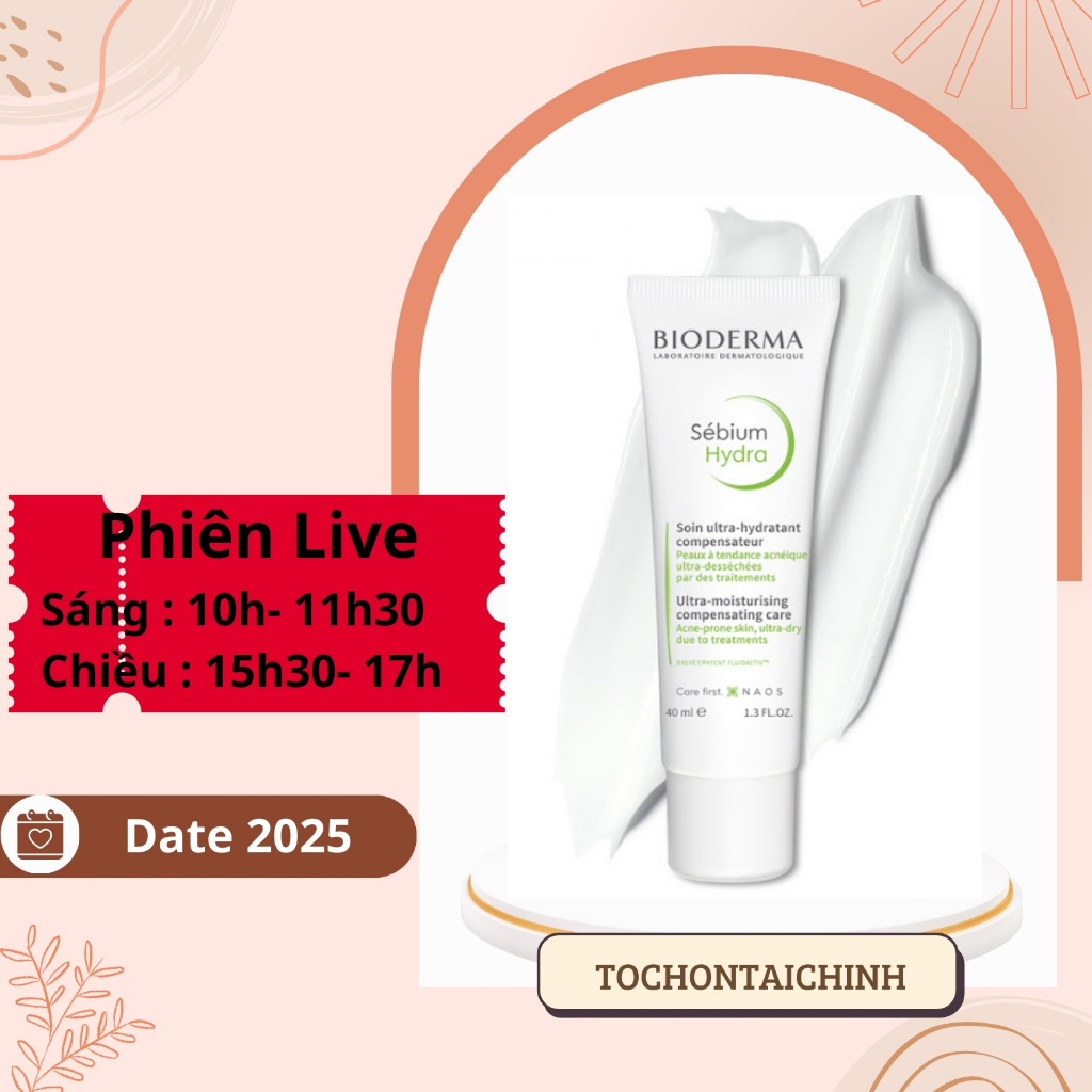 Kem Dưỡng Ẩm Cho Da Dầu, Mụn BIO HYDRA sebium 40ml