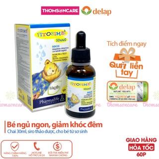 Sonno Bimbi - có tem tích điểm, hỗ trợ giúp bé ngủ ngon - nhập khẩu chính hãng từ Ý, giảm mất ngủ, khóc đêm