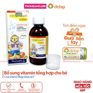 Bổ sung Vitamin cho bé - Vitemix Bimbi của hãng Fitobimbi - Nhập khẩu chính hãng từ Ý