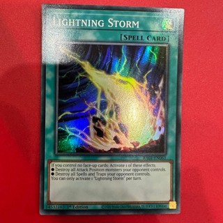 [Thẻ Bài Yugioh Chính Hãng] Lightning Storm - Chổi Sấm