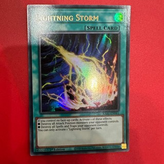 [Thẻ Bài Yugioh Chính Hãng] Lightning Storm - Chổi Sấm