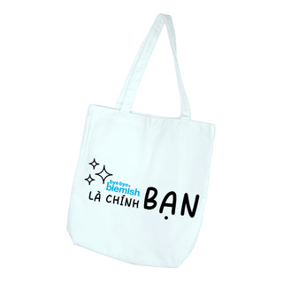 Túi tote bye bye blemish "là chính bạn"