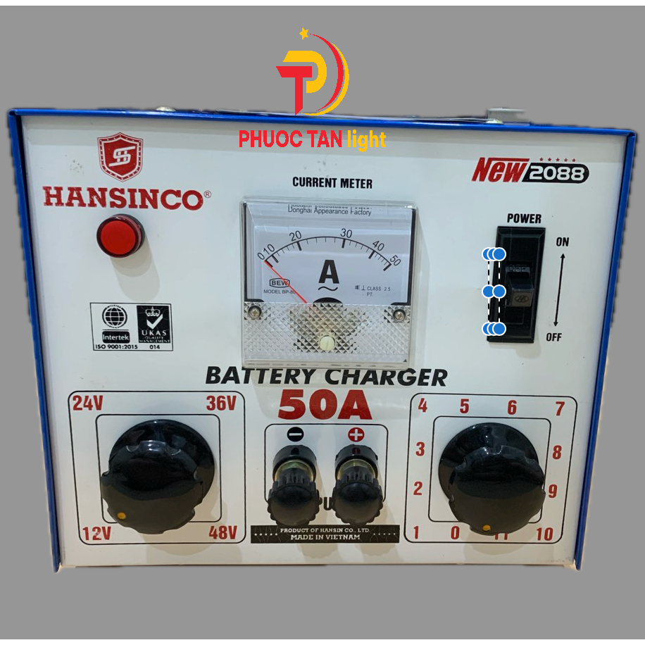 Máy Sạc Bình Acqui HanSinCo , Tự Ngắt Khi Nạp Đầy 100% Dây Đồng