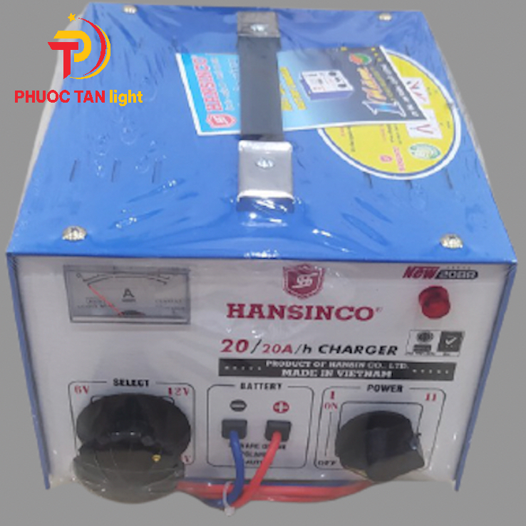 Máy Sạc Bình Acqui HanSinCo , Tự Ngắt Khi Nạp Đầy 100% Dây Đồng
