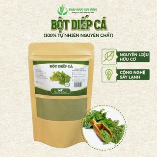 Bột Diếp Cá Nguyên Chất Sấy Lạnh - Bột Uống Đa Năng Giúp Detox, Tạo Màu, Làm Đẹp Da - Thảo Dược Duy Hưng