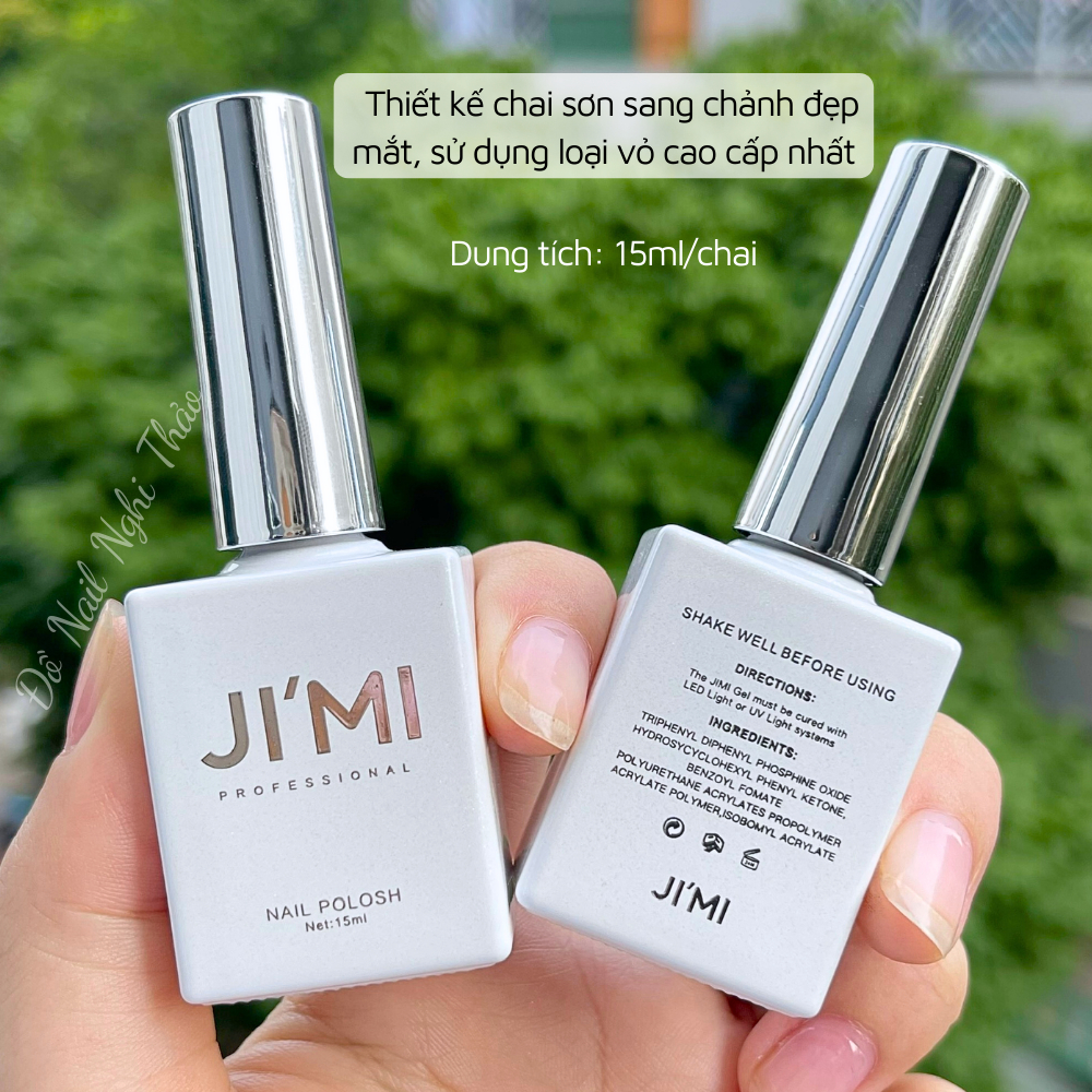 Sơn gel trứng cút JIMI 15ml Nghi Thảo