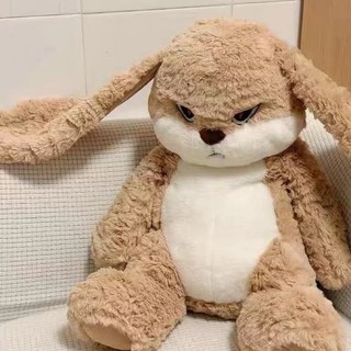 Gấu Bông Thỏ Hung Hăng - Thỏ Bông Mặt Quạo Quà Tặng Đồ Chơi Hottrend Cao Cấp Gấu Bông Hama