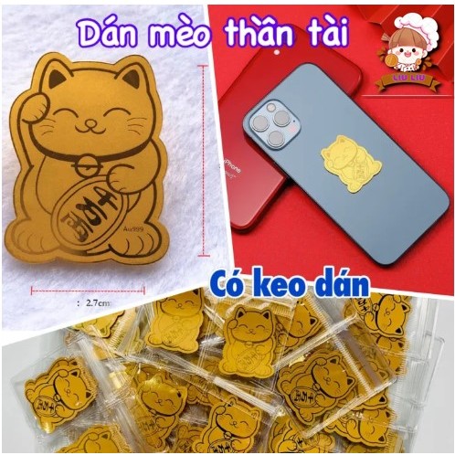 Combo Mèo thần tài - 12 con giáp mạ vàng rước lộc vào nhà mang may mắn đến,...