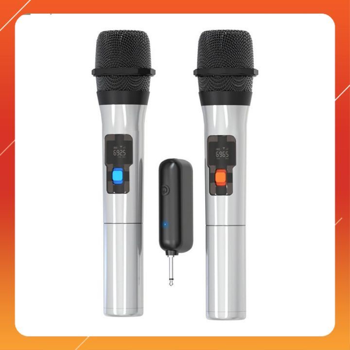 XXD-H16L-2 - Bộ 2 Micro Cầm Tay Không Dây UHF Cho Trợ Giảng, Thông Báo, Karaoke, Phạm Vi 50m