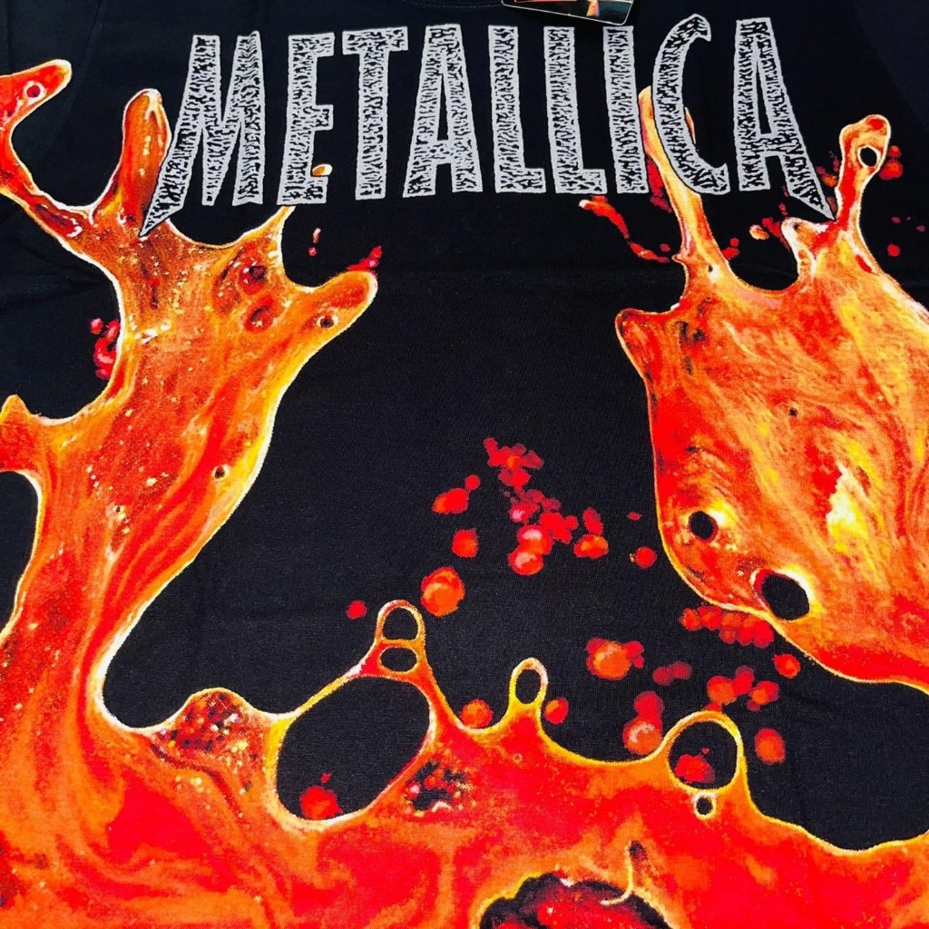 Áo Metallica - Áo Over Print - Áo Rock - Size M, L, XL, XXL - Áo in công nghệ Discharge - Rock band tee - Áo Thái Lan