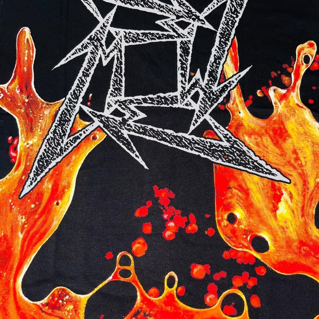 Áo Metallica - Áo Over Print - Áo Rock - Size M, L, XL, XXL - Áo in công nghệ Discharge - Rock band tee - Áo Thái Lan