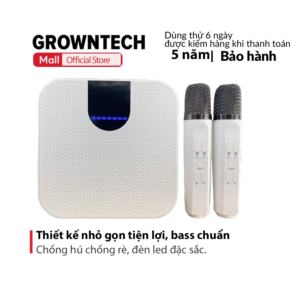 Loa bluetooth mini karaoke chính hãng SP-200 kèm micro không dây dòng 2023 bass mạnh âm thanh cực hay