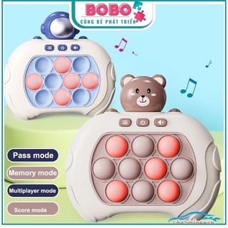 Máy Chơi Game Pop It Giải trí Bấm Nút Theo Nhạc Với 4 Chế Độ Chơi Khác Nhau - Đồ Chơi Cho Bé